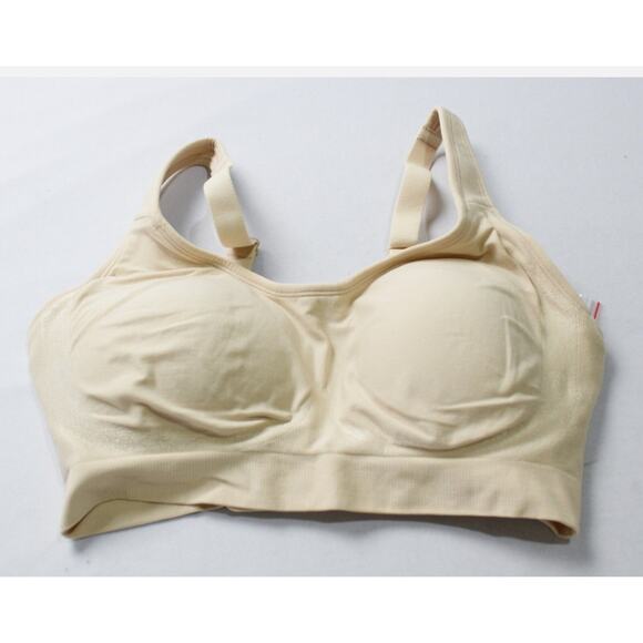 Brand NEw Shapermint Essentials Women's Size Medium Chai Comfort Shaping Bra - Picture 1 of 9
